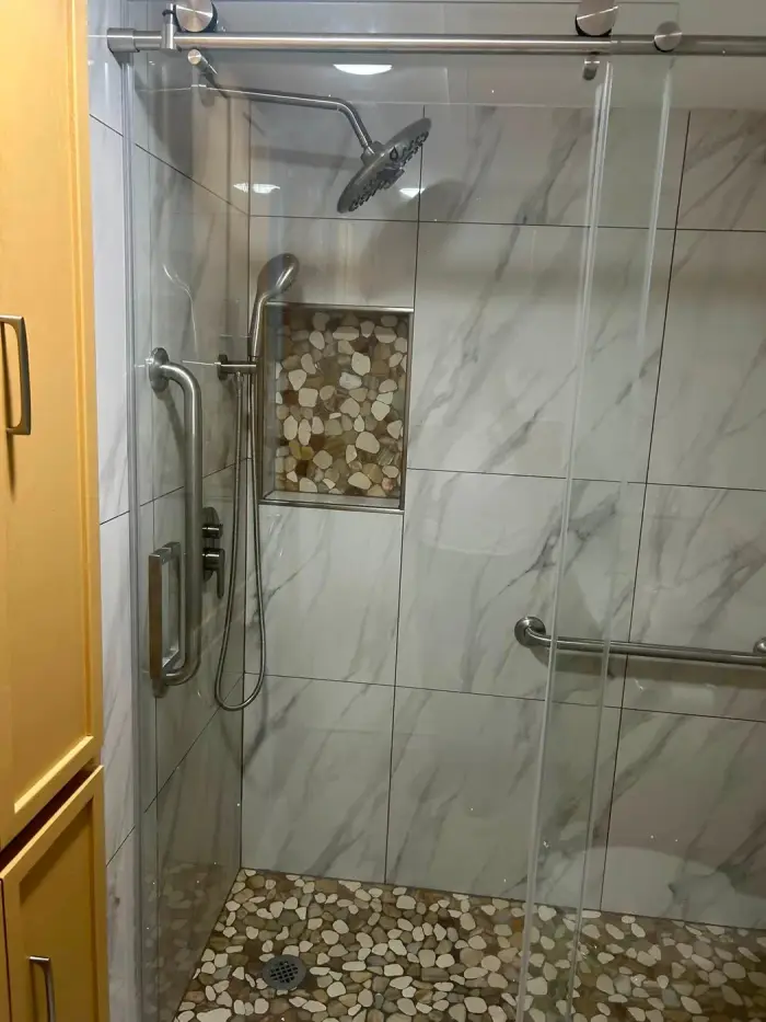 Marble Shower Remodel &mdash; RGS General Contracting
