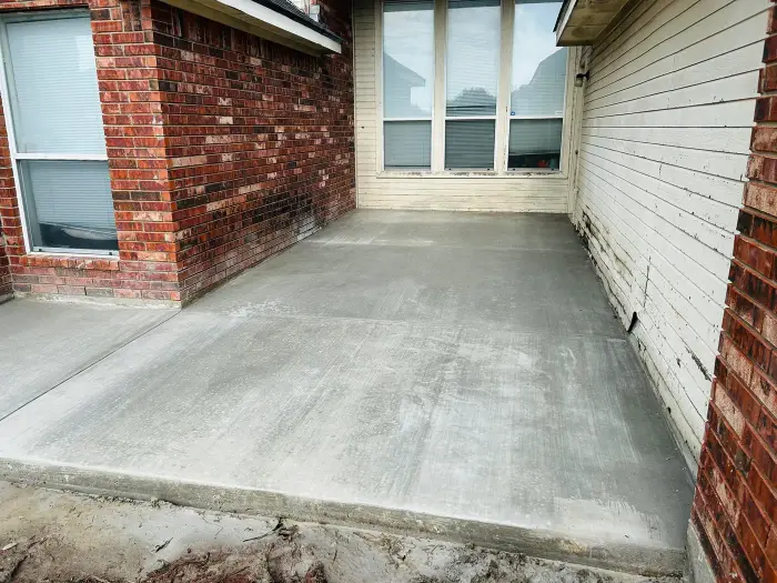 New Concrete Patio Slab &mdash; RGS General Contracting