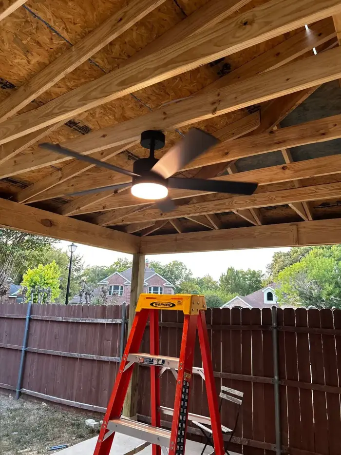 Patio Cover with Ceiling Fan &mdash; RGS General Contracting