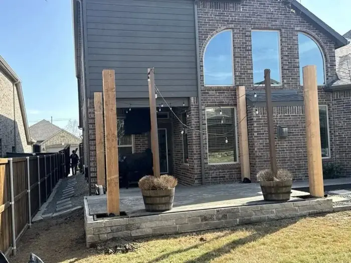 Pergola Under Construction &mdash; RGS General Contracting