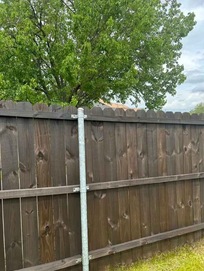 Stained Privacy Fence &mdash; RGS General Contracting