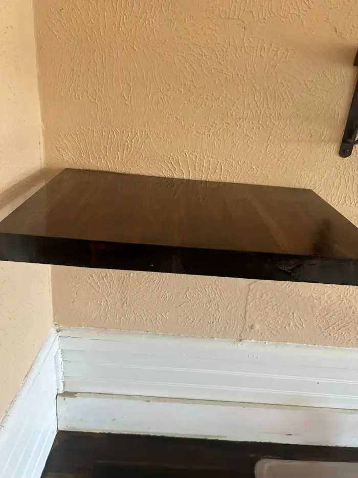 Stained Floating Shelves &mdash; RGS General Contracting